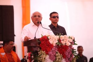 વિસાવદર વિધાનસભાની પેટા ચૂંટણી અંતર્ગત આજે માનનીય મુખ્યમંત્રી શ્રી Bhupendra Patel ની વિશેષ ઉપસ્થિતિમાં ભારતીય જનતા પાર્ટીના ઉમેદવાર તરીકે શ્રી કિરીટભાઈ પટેલે પ્રચંડ જનસમર્થન સાથે ઉમેદવારી પત્રક ભર્યું.