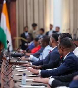 I am deeply honoured to stand before you, the elected representatives of a proud democracy and a friendly nation. માનનીય પ્રધાનમંત્રી શ્રી Narendra Modi જીએ ત્રિનિદાદ અને ટોબેગોની સંસદના સંયુક્ત સત્રને સંબોધિત કર્યું.