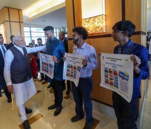 માનનીય પ્રધાનમંત્રી શ્રી Narendra Modi જીનું ત્રિનિદાદ અને ટોબેગોના પોર્ટ ઑફ સ્પેન ખાતે ભારતીય સમુદાય દ્વારા ભવ્ય સ્વાગત કરવામાં આવ્યું.