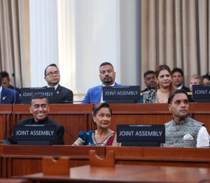 I am deeply honoured to stand before you, the elected representatives of a proud democracy and a friendly nation. માનનીય પ્રધાનમંત્રી શ્રી Narendra Modi જીએ ત્રિનિદાદ અને ટોબેગોની સંસદના સંયુક્ત સત્રને સંબોધિત કર્યું.