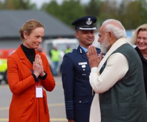 માનનીય પ્રધાનમંત્રી શ્રી Narendra Modi જીનું નોર્વેના ઓસ્લો ખાતે ઉષ્માભર્યું સ્વાગત કરવામાં આવ્યું.