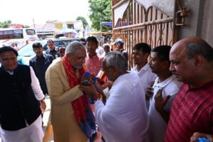 પ્રદેશ અધ્યક્ષ શ્રી Jagdish Panchal એ મગરવાડા તીર્થ (બનાસકાંઠા) શ્રી મણિભદ્ર વીર મહારાજના દર્શન કર્યા અને સૌની સુખાકારી માટે પ્રાર્થના કરી.