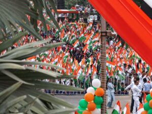 પાટનગર રંગાયું તિરંગાના રંગે 🇮🇳 📍તિરંગા યાત્રા, ગાંધીનગર