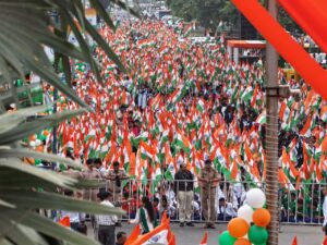 પાટનગર રંગાયું તિરંગાના રંગે 🇮🇳 📍તિરંગા યાત્રા, ગાંધીનગર