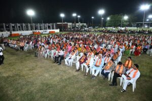 આજે પ્રદેશ અધ્યક્ષ શ્રી Jagdish Panchal ની અધ્યક્ષતામાં તથા નાયબ મુખ્યમંત્રી શ્રી Harsh Sanghavi અને પ્રદેશ સંગઠન મહામંત્રી શ્રી રત્નાકરજીની વિશેષ ઉપસ્થિતિમાં ગાંધીનગર મહાનગરપાલિકાની ચૂંટણી સંદર્ભે 'કાર્યકર્તા સંકલન બેઠક' યોજાઈ. આ બેઠકમાં પ્રદેશ અધ્યક્ષશ્રીએ સૌ કાર્યકર્તાઓને દરેક બૂથ પર કમળ ખીલવવા આહ્વાન કર્યું.