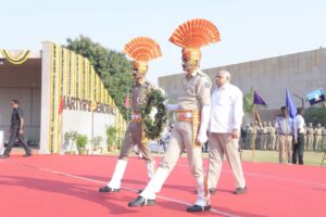 પોલીસ શહીદ સ્મૃતિ દિવસ નિમિત્તે માનનીય મુખ્યમંત્રી શ્રી Bhupendra Patel એ અમદાવાદ સ્થિત શહીદ સ્મારક ખાતે દેશ અને રાજ્યના નાગરિકોની સુરક્ષા કાજે ફરજ દરમિયાન સર્વોચ્ચ બલિદાન આપનાર વીર શહીદ પોલીસકર્મીઓને ભાવભીની પુષ્પાંજલિ અર્પણ કરી