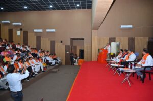 પ્રદેશ પ્રભારી શ્રી Tarun Chugh જી અને પ્રદેશ અધ્યક્ષ શ્રી Jagdish Panchal ની વિશેષ ઉપસ્થિતિમાં પ્રદેશ બક્ષીપંચ મોરચાની કારોબારી બેઠક યોજાઈ. આ બેઠકમાં પ્રદેશ સહ પ્રભારી શ્રી અજયભાઈ મહાવરજી, પ્રદેશ બક્ષીપંચ મોરચાના પ્રમુખ શ્રી માનસિંહ પરમાર સહિત મોરચાના હોદ્દેદારો ઉપસ્થિત રહ્યાં.